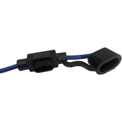 China 297 Mini Waterproof In Line Circuit Wire Automotive Blade Fuse Holder UL1015 14AWG 600mm For Car Van Bike Vehicle Auto for sale