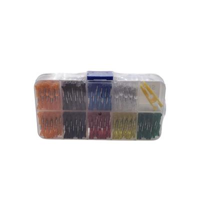 China 90Pcs Standard Car Fuse With Fuse Puller Regular ATO ATC Regular Blade Fuse Assortment Auto Automotive For Car Trunk for sale
