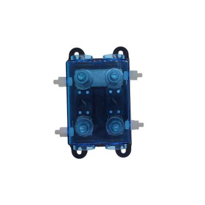 China Bolt On 2 Way AMG Mega Fuse Holder For ANM 40-500A Bolt Down Automotive Fuse for sale