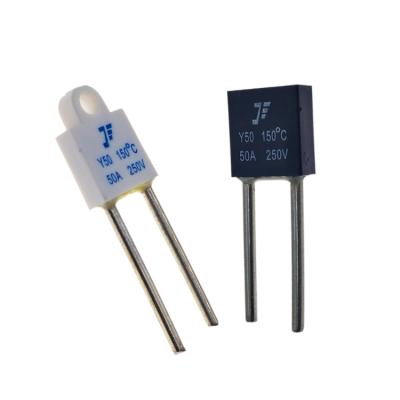 China High Current Square Shaped Thermal Cutoff Fuse Links 40A 50A 250V 150C 190C for sale