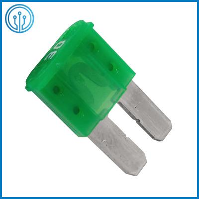 China 15 Amp Car Micro2 32 Volt Subminiature Auto Blade Fuses Tan Holder for sale