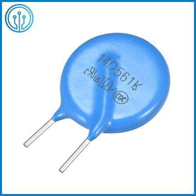 China Circuit Protection 14D561K Metal Oxide Varistor Surge Suppressor Varistor 14MM DISC for sale