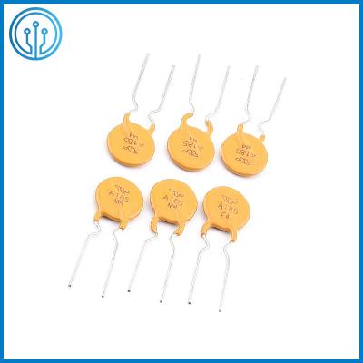 China 16V Through Hole 85C Radial Leaded Surface Mount Fuses Polymeric 30 Amp Resettable Fuse for sale