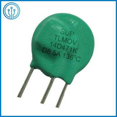 China TLMOV 14D 20D 25D Disc Metal Oxide Varistor 136C Metal Oxide Varistor Surge Protection for sale