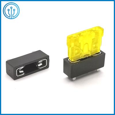 China 40A PCB 50m Ohm Mounted Fuse Holder Clips 1000V Auto Blade PCB Fuse Clip for sale