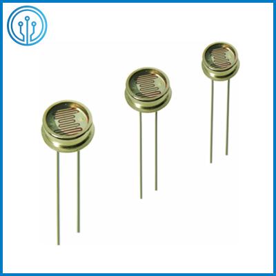 China Metal Case 10K OHM PIR Sensor Module 8mm Light Dependent Resistor Metal Case for sale