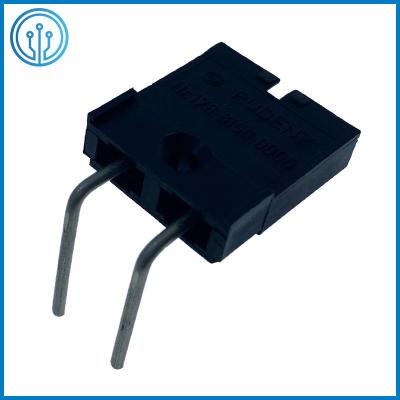 中国 178.7017.0001ライン ヒューズのホールダーの黒い2 Pinの小型刃のヒューズのホールダー287 PCB 販売のため