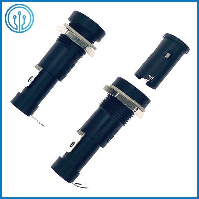 China 3AG Screw Driver Slot Extractor PCB Mount Fuse Holder Thermoplastic 6x30mm for sale