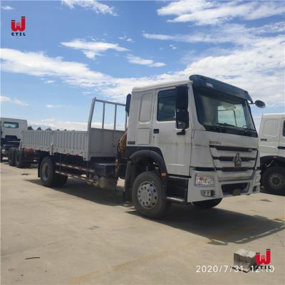 China HOWO 4X2 Truck Mounted Crane HW19710 18 Ton Crane Truck for sale
