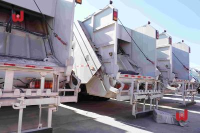 China Carga resistente traseira do caminhão de lixo 12CBM do compressor do lixo à venda