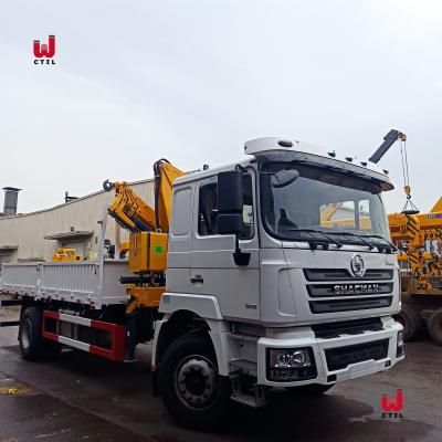 China F3000 Truck Mounted Crane 380HP 8t Flatbed Towing Truck for sale