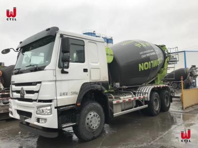China HOWO 371hp Cement Mixer Truck 300L Concrete Transit Mixer for sale