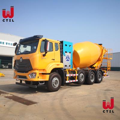 China HOWO SINOTRUK Concrete Mixer Truck WD615.47 Cement Mixer Vehicle for sale