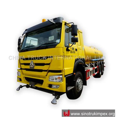 China RHD Fuel Tank Truck Capacity 6x4 Road Water Spray Truck for sale