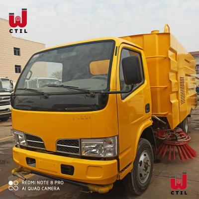 China 4x2 Street Sweeper Truck Road 6 Wheelers Vacuum Road Cleaning Truck for sale