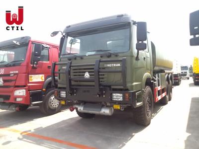 China camión de petrolero manual del camión 20000l del depósito de gasolina 6x6 en venta