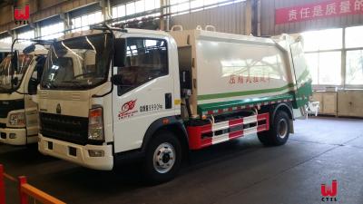 中国 Sinotruk 12m3の廃棄物管理の屑トラック4X2の無駄取り外しのトラック 販売のため