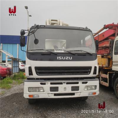 China 52M 6x4 Used Concrete Pump Truck With Isuzu Chassis In Good Condition for sale