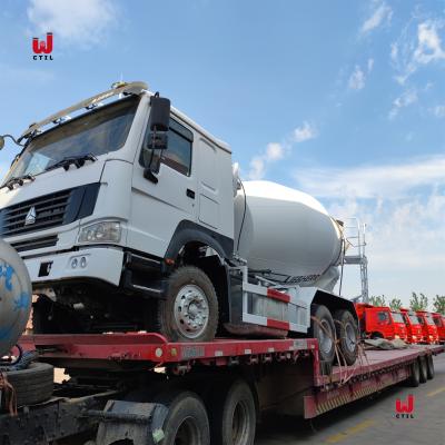 China O tipo de Sinotruck HOWO usou o caminhão do misturador concreto de 10cbm 12cbm 6x4 à venda