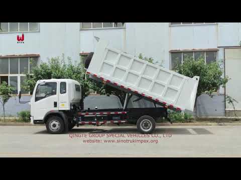 5t Heavy Duty Dump Truck HOWO Small Tip Truck Construction Work