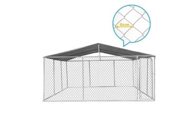 China Heavy Duty Chain Link 3m Secure Outdoor Dog Kennel for sale