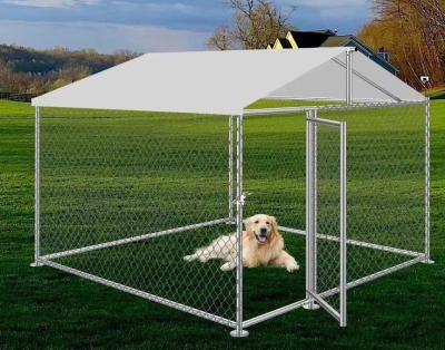 China Waterproof Cover Galvanised Steel 3x3m Dog Cage Kennel for sale
