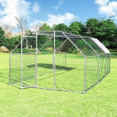 China 3mx6m Walk In Metal Chicken Run For Poultry Hen for sale
