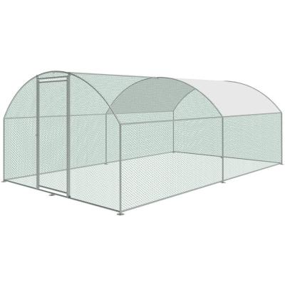 China 2.8Mx3M Small Size Metal Chicken Coop Run Walk In Chicken Cage For Poultry Rabbit Duck Goose Hen Chicken Cage for sale