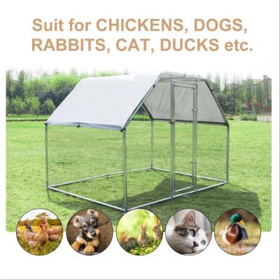 China 1mm Hot Galvanized D3m Metal Chicken Coop Cage for sale