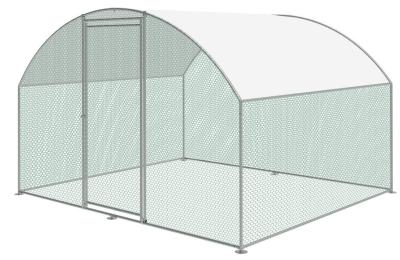 China 1.4Mx3M XS Size Metal Chicken Coop Run Walk In Chicken Cage For Poultry Rabbit Duck Goose Hen Chicken Cage for sale