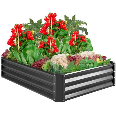 China Sturdy Steel 4x3ft Galvanized Raised Garden Beds for sale