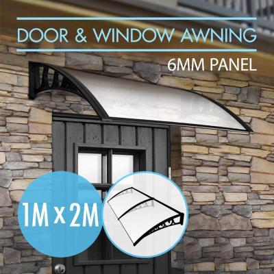 China Clear Sun Shade 60x100cm Door Window Awning Canopy for sale