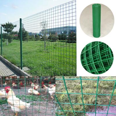 China anti rust 0.9x30cm Welded Iron Chicken Wire Garden Fence for sale