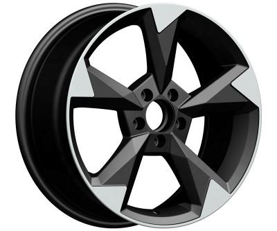 China Black 18 Inch Replica Rims 17 Inch Aluminum Alloy Wheels PCD 112mm VIA for sale