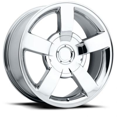 China 6x5.5 +30 Chevy Tahoe Replica Wheels Silver 22 Inch Rims For Chevy Silverado 1500 SS for sale