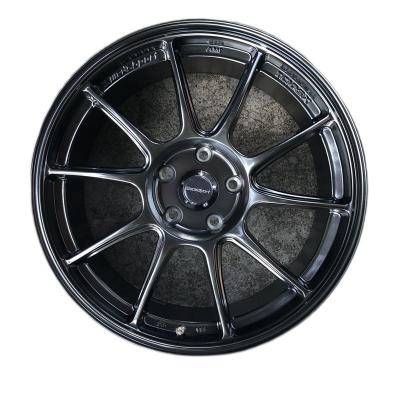 China Black 18 Inch Flow Forming Wheels Alloy 5X114.3 73.1 TS16949 for sale