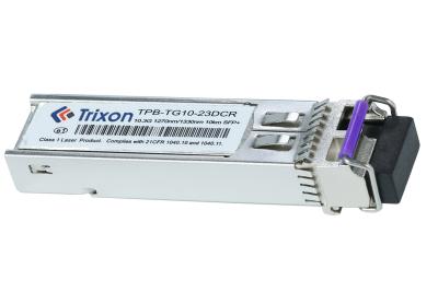 China TPB-TG10-23DCR 10G 10km TX1270nm,RX1310nm BIDI LC Connector SFP+ Transceiver Module MSA SFF-8472 Compatible en venta