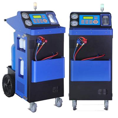 China SAE R134a Refrigerant Car AC Flush Machine for Gas Filling Recovery for sale