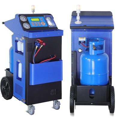 China R134a Recovery Recycling Recharge AC Flush Machine With LCD Monitor for sale