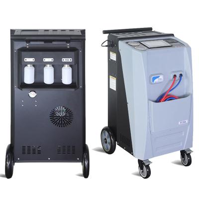 China Máquina de reciclagem e recarga de refrigerante do sistema de recuperação automática de freon AC 14,3L à venda