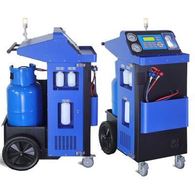 China Recuperação de gás de máquina 1234yf e 134a AC para limpeza de ar condicionado de carros à venda