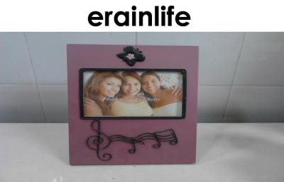 China Pink Picture Photo Frames Home Resin Black Butterfly Painted OEM for sale