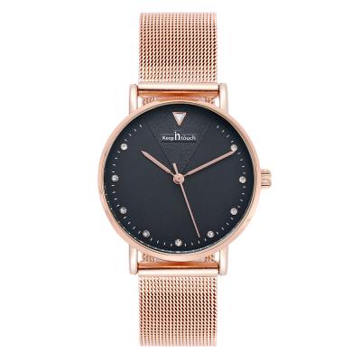 China Popular Low-key women's Quartz Wristwatch Minimalist Connotation Mesh Watch for sale
