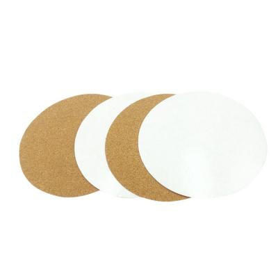 China Viable High Quality Drink Cork Placemats and Cork Customs Self Adhesive Round Cork Coaster for sale