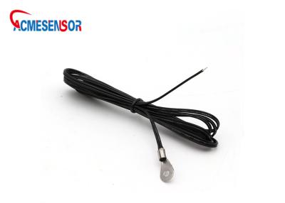 China Silicone Cable Pin Type Pt100 Temperature Sensor 4 Wire 4mm 5mm for sale