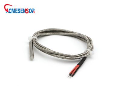 China Alambre del sensor de temperatura de la prenda impermeable del transductor del sensor de temperatura del grado B Pt100 3 en venta