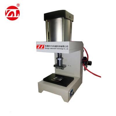 China Dumbbell Specimen Rubber Testing Machine , 1T / 5T Pneumatic Specimen Cutting Machine for sale