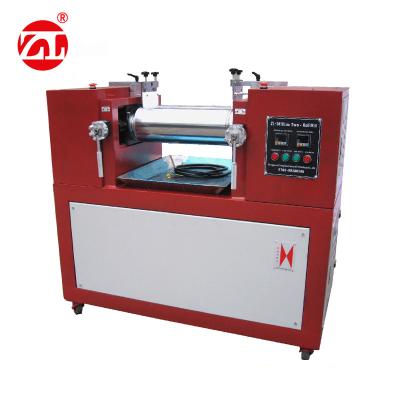 China Red Color Two Roller Mixing Machine / Open Two Roll Mill for Plastic & Rubber for sale