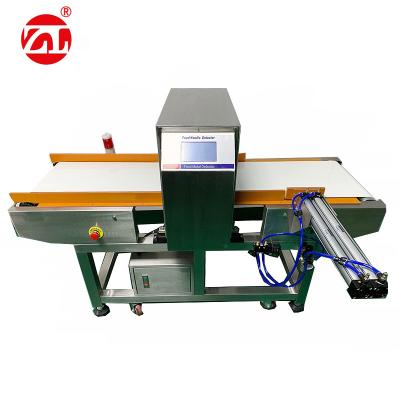 China Conveyor Belt Food Metal Detection Machine With Push Rod Rejection Device for sale