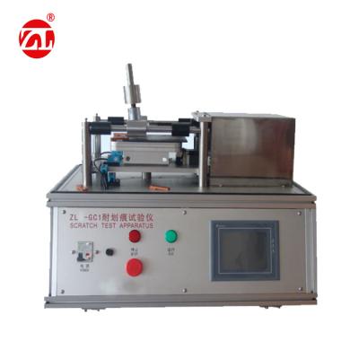 China IEC 60335-1 Scratch Resistance Tester Furniture Testing Machine With PLC Touch Screen Control for sale